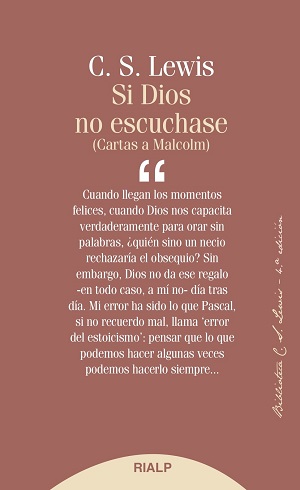 Si Dios no escuchase